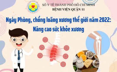 (HCDC) - Ngày Phòng, chống loãng xương thế giới năm 2022: Nâng cao sức khỏe xương